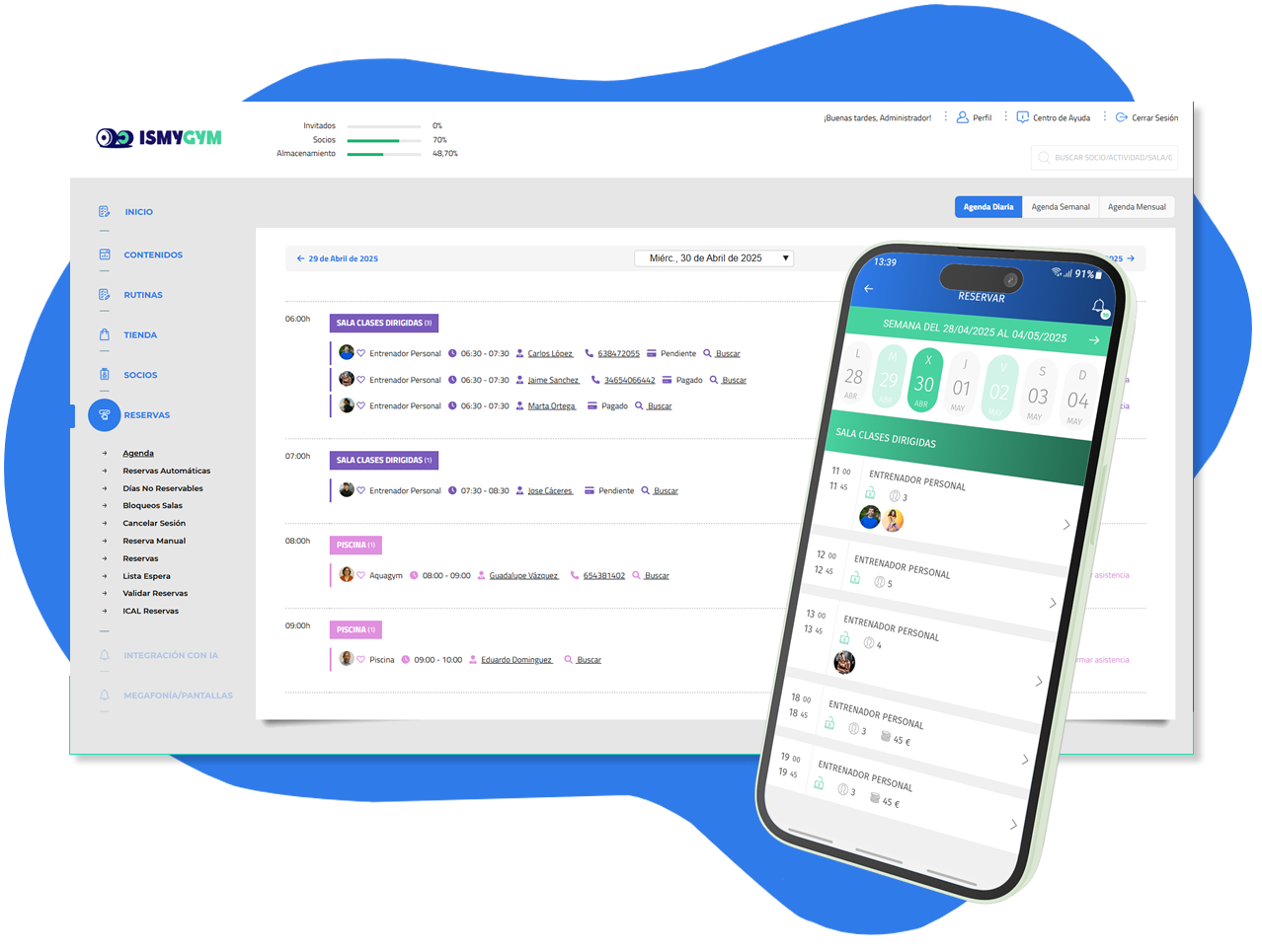 Software gestión centros deportivos